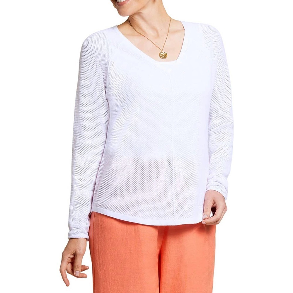 Tribal Long Sleeved Mesh Top NWT!